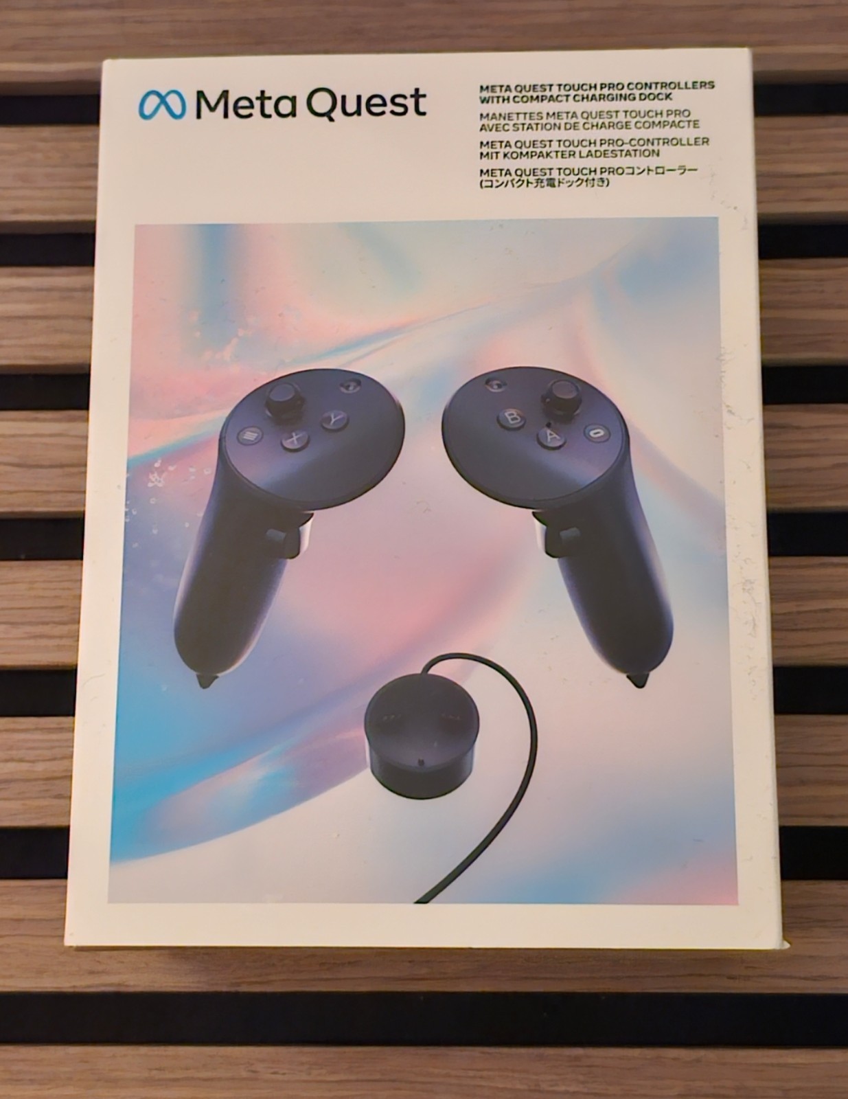 Meta Touch Pro Controllers & Charging Dock for Quest Pro/Quest 2 Black