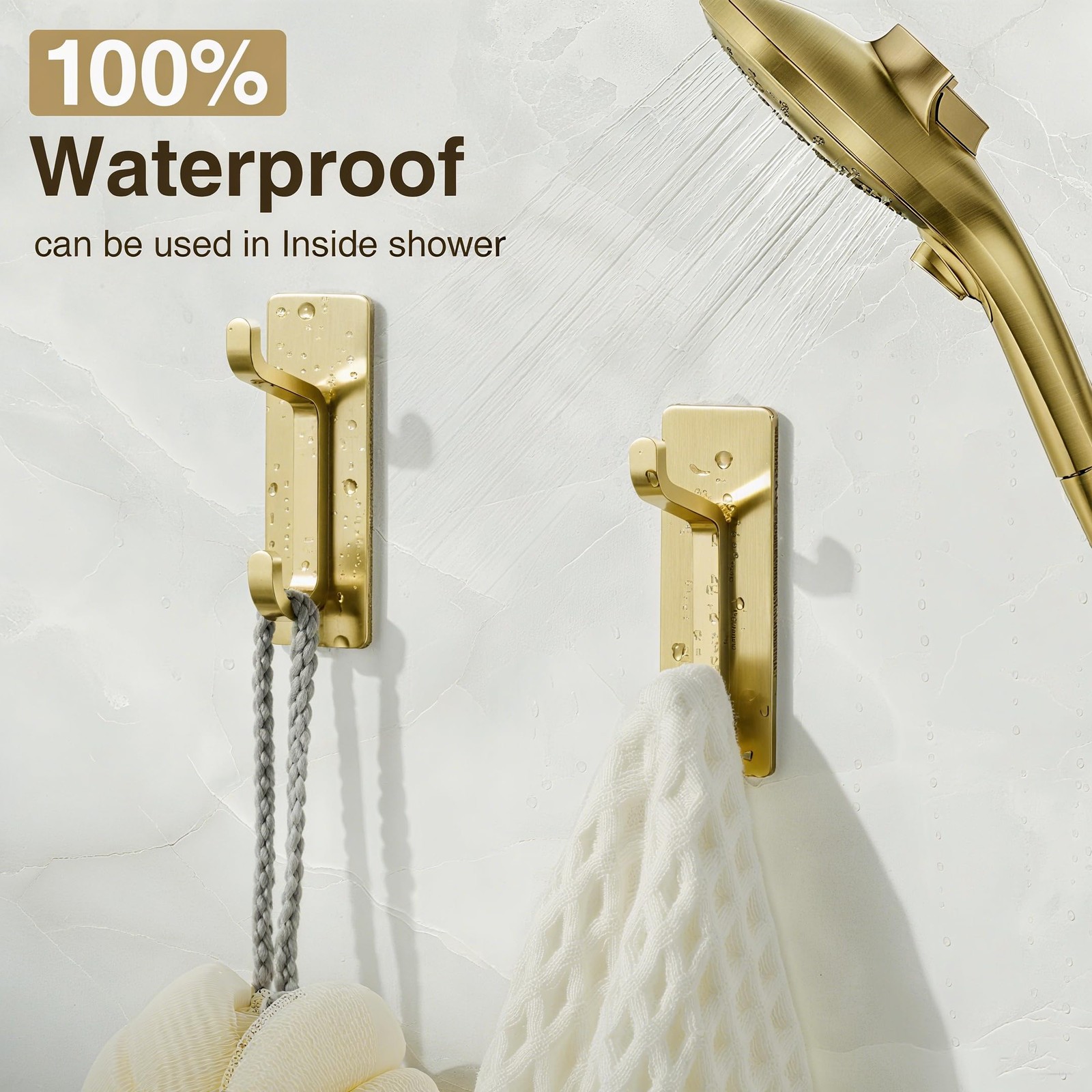 Self Adhesive Wall Hooks for Hanging Extra Strong 13 LB, Hook for Coat, Towel i