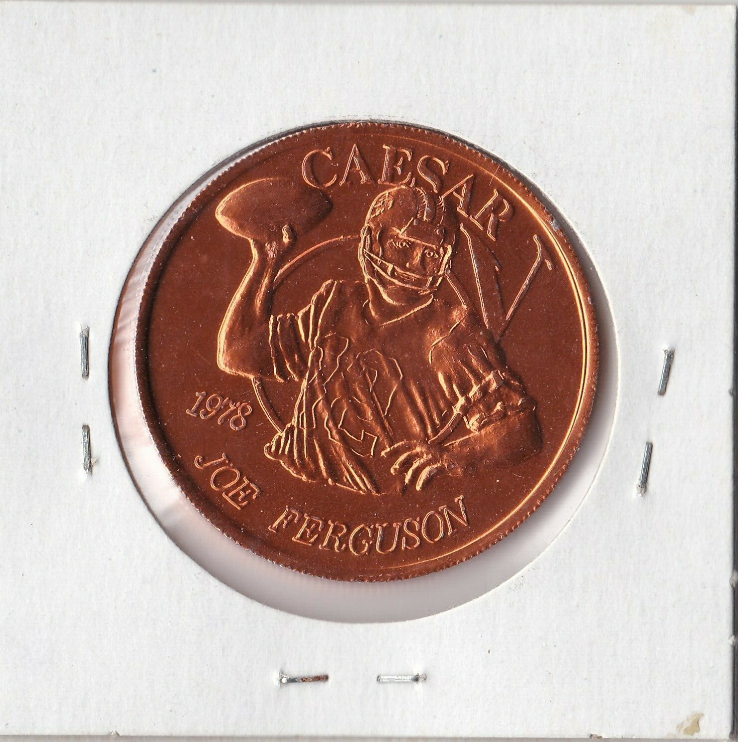 1978 The GLADIATORS MCMLXXIII MARDI GRAS DOUBLOON (JOE FERGUSON)