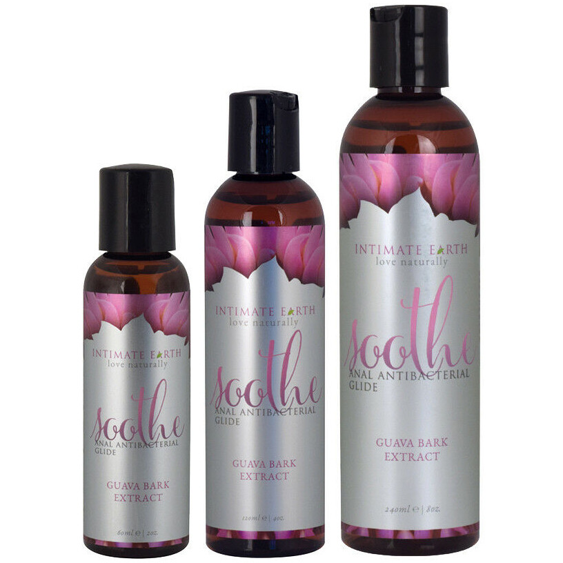 Intimate Earth Soothe Anal Glide Guava Bark Extract Vegan Lubricant