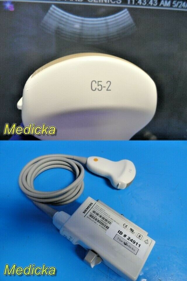 Siemens Sonoline Antares C5-2 Model 04839465 Convex Array Ultrasound Probe~24911