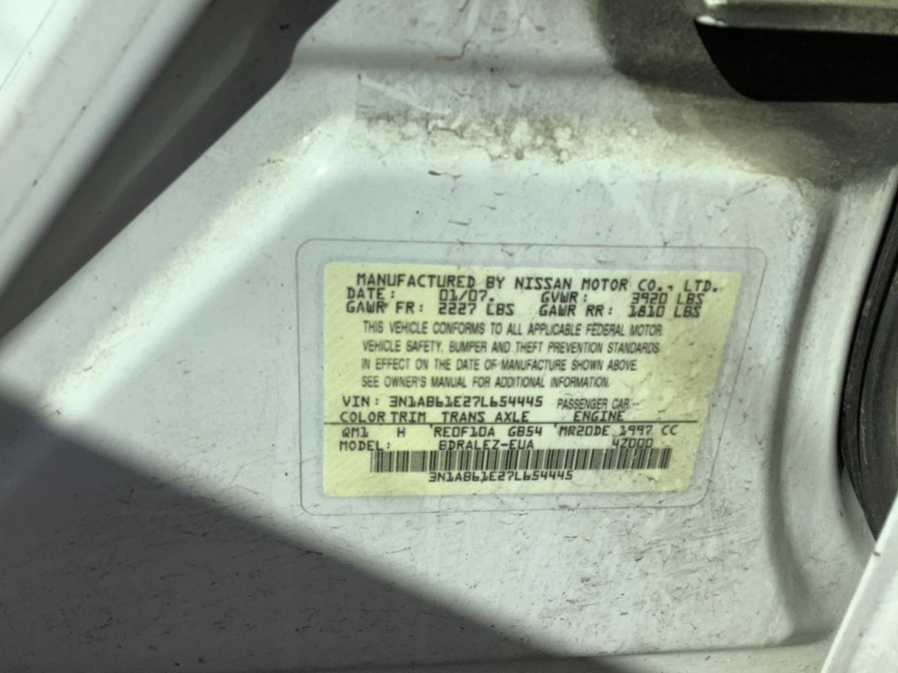 Starter Motor Fits 07-08 SENTRA 4595654