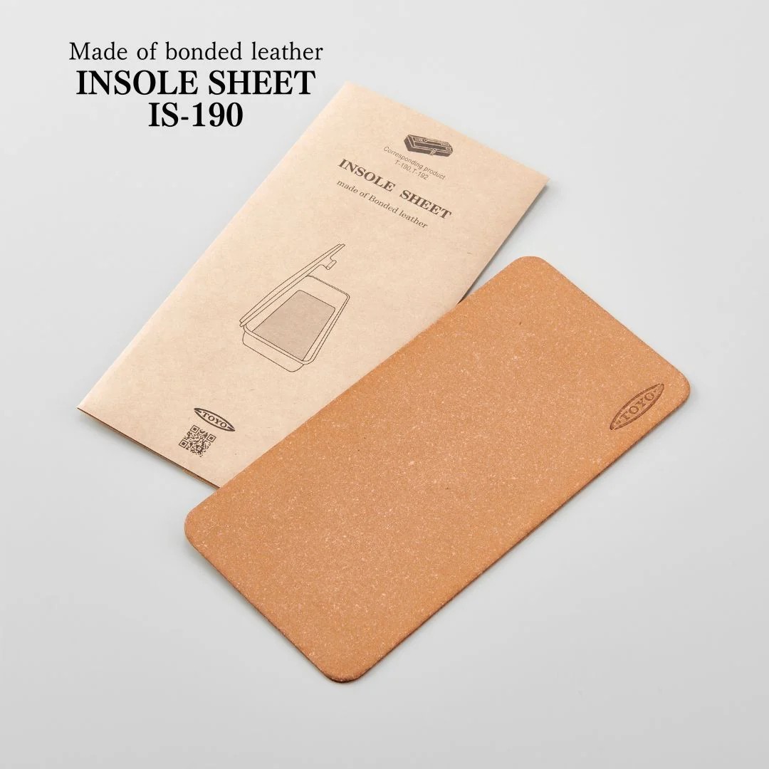 [US Tax Paid] TOYO Steel IS-190 Bonded Leather Insole Sheet for T-190 & T-192