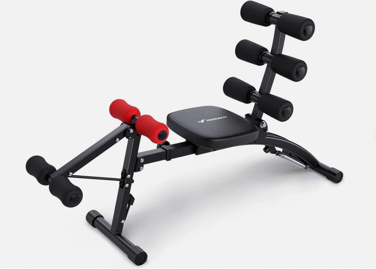 MERACH Ab Machine, Stomach Workout Equipment with Adjustable Length, Abdominal W
