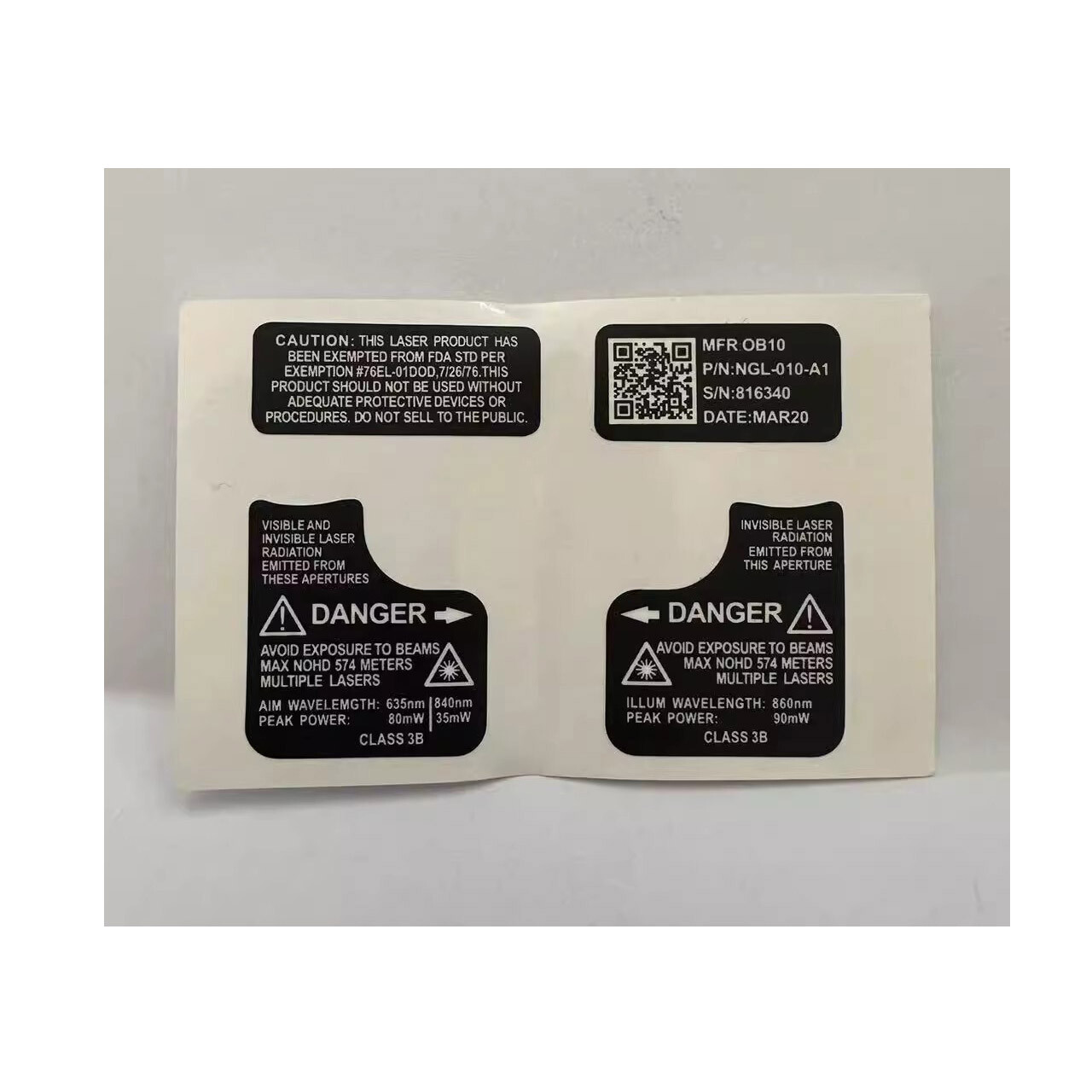 FMA LAB Mini Version PEQ-NGAL Sticker TB1398- Sticker