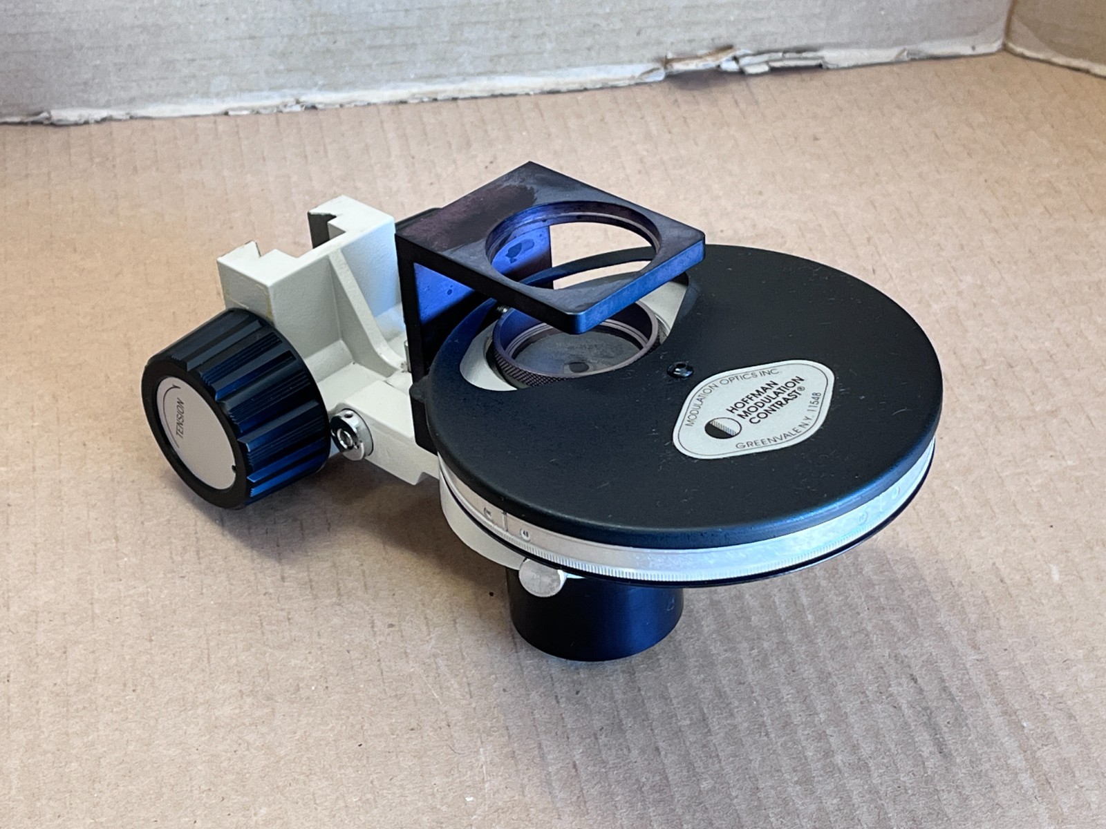 Hoffman Modulation Contrast Turret Condender on Nikon Diaphot  Condenser Mount