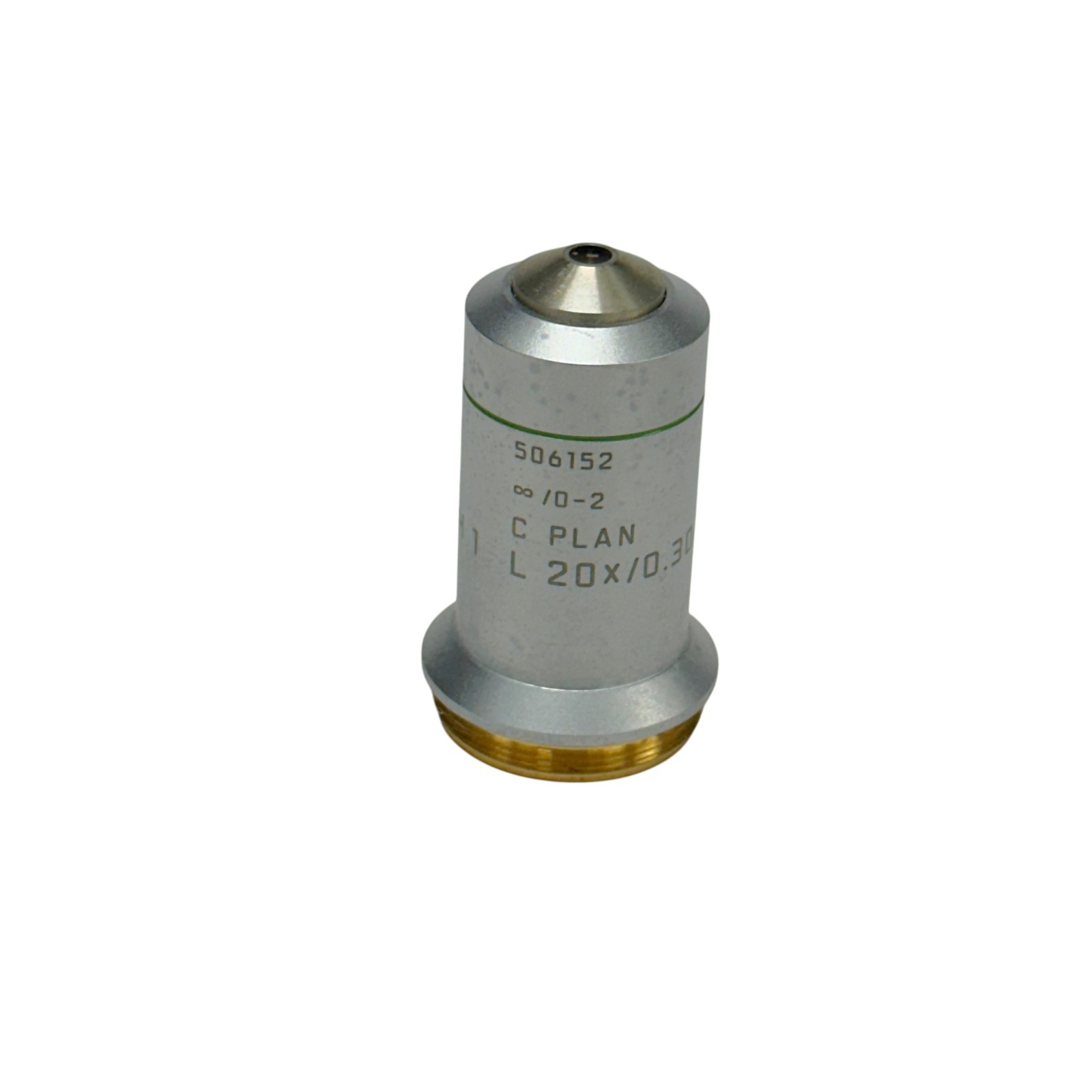 Leica 506152 C PlanL 20x/0.30 Ph1 Phase Contrast Microscope Objective Lens ∞/0-2