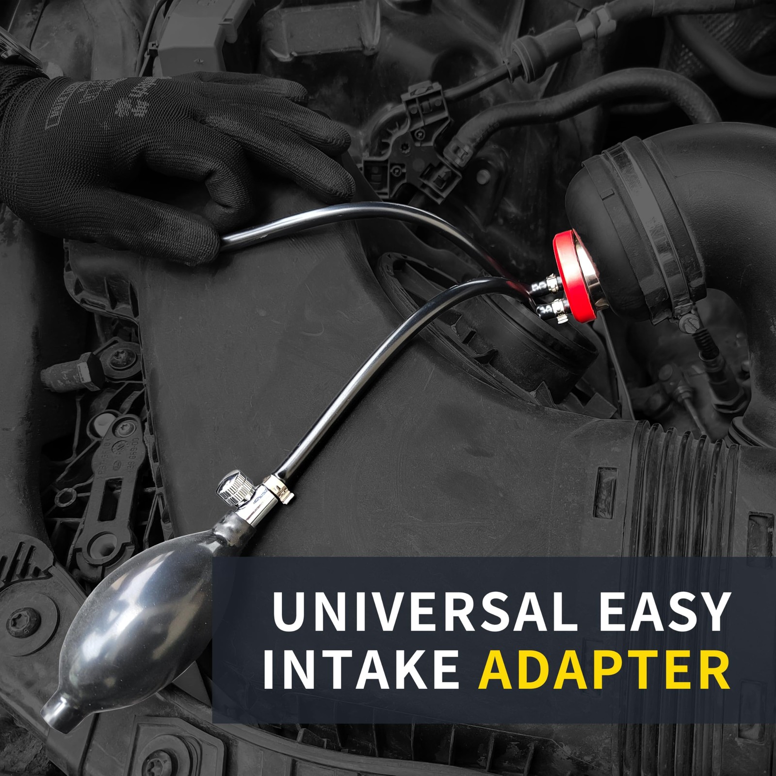 Kuntech Universal Easy Intake Adapter, Automotive Smoke Machine Inflatable...