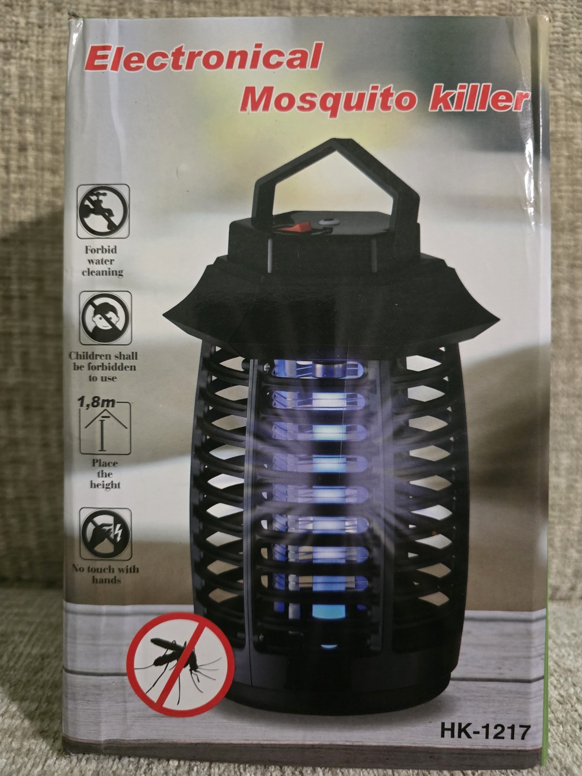 Bug Zapper Electric Insect Mosquito Fly Killer UV Indoor Pest Open Box