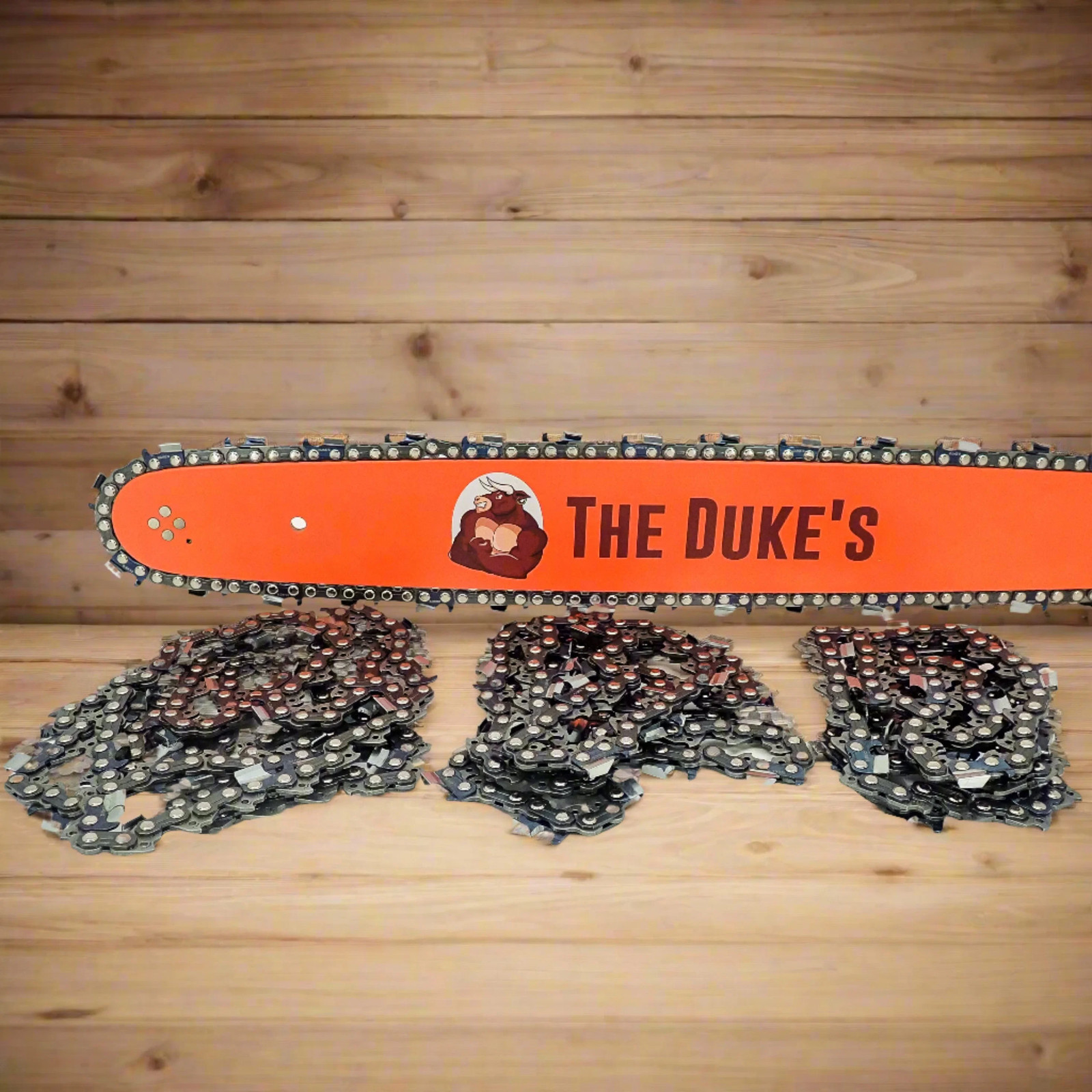 THE DUKE'S BAR AND 4 CHAINS FITS ECHO SMALL MOUNT A041 14" 3/8LP .050 52DL
