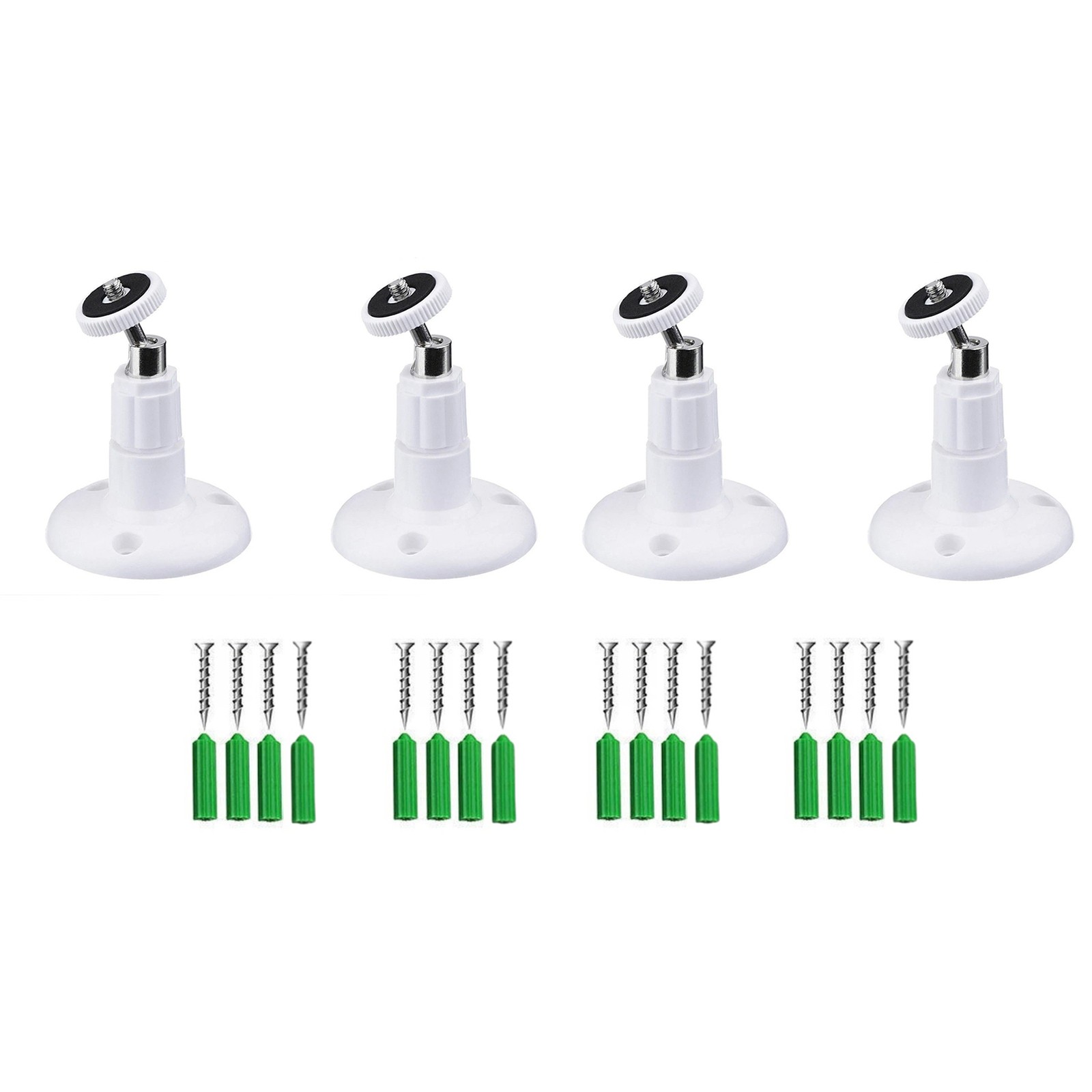 For Arlo Security Camera Wall Bracket 4 Set Adjustable Mount for Pro Series ABS