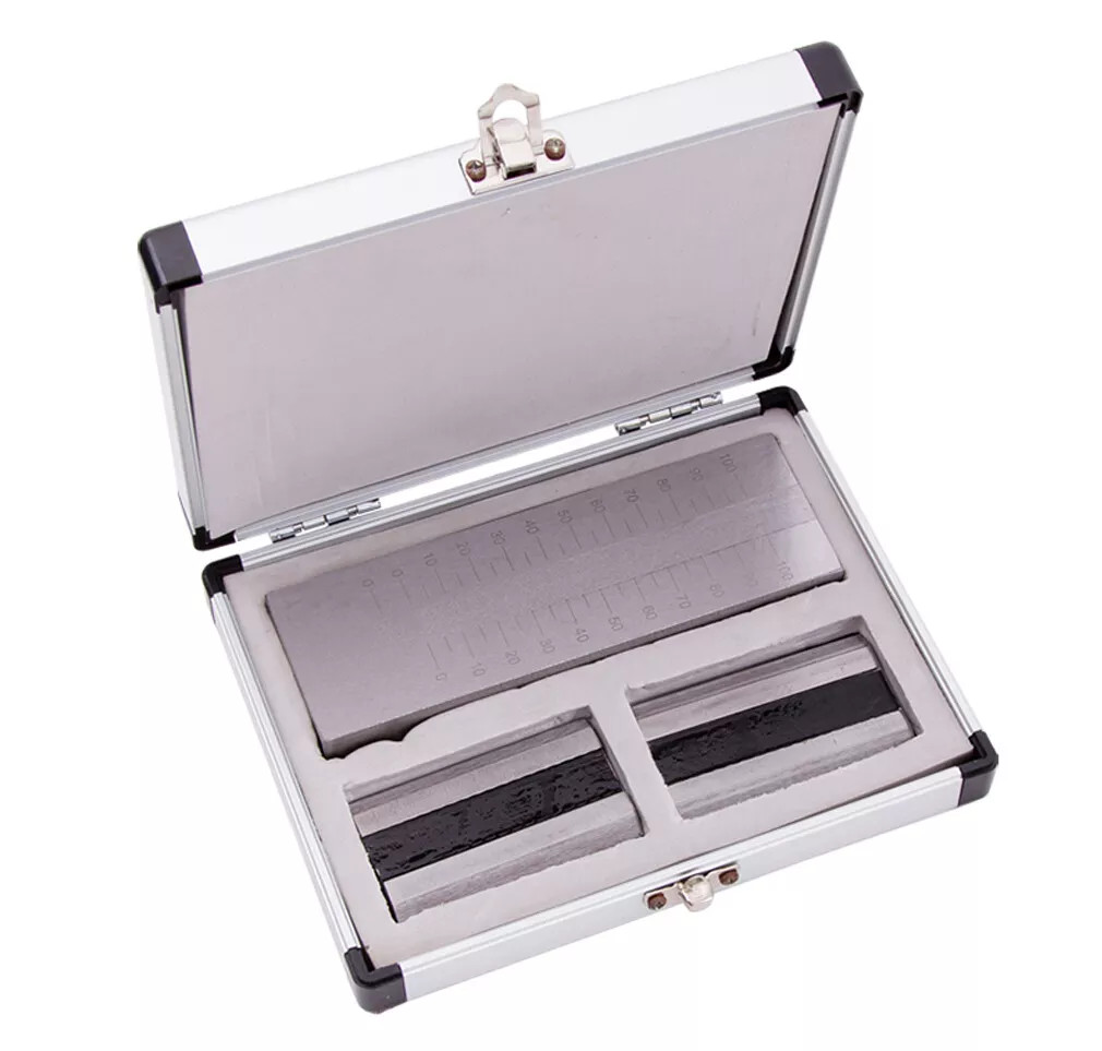 Scraper Fineness Meter Double-Channel Grind Gauge Range 0-25 0-50 0-100 0-150