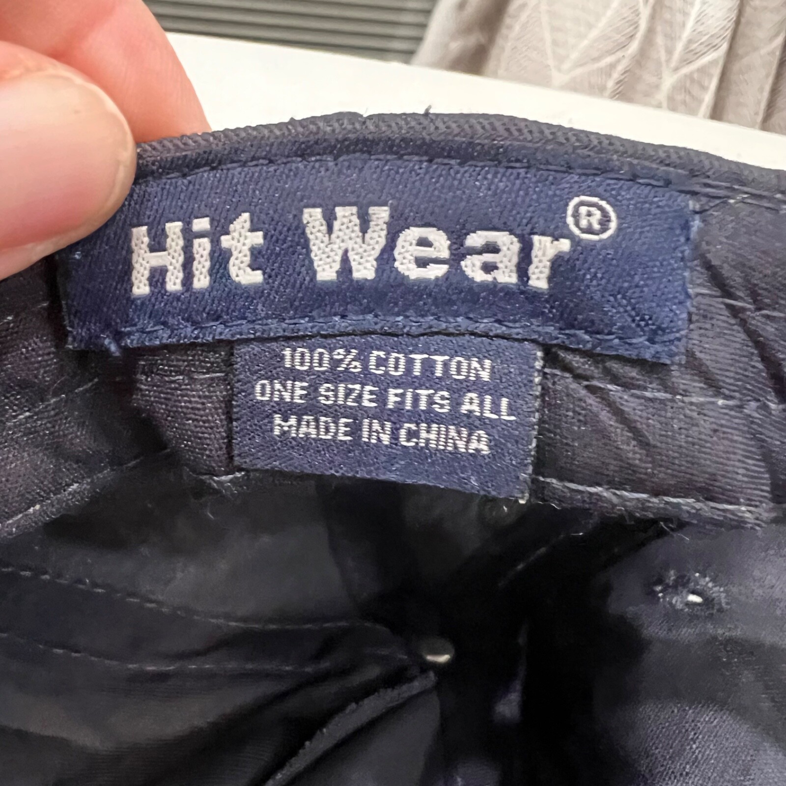 Impact Challenge Navy Hat Cap Hook Loop Hit wear Multi-color. EUC
