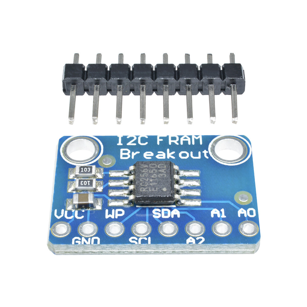 1/2/5/10PCS I2C IIC Non-Volatile FRAM MB85RC256V Breakout 256Kbit 32KByte Memory