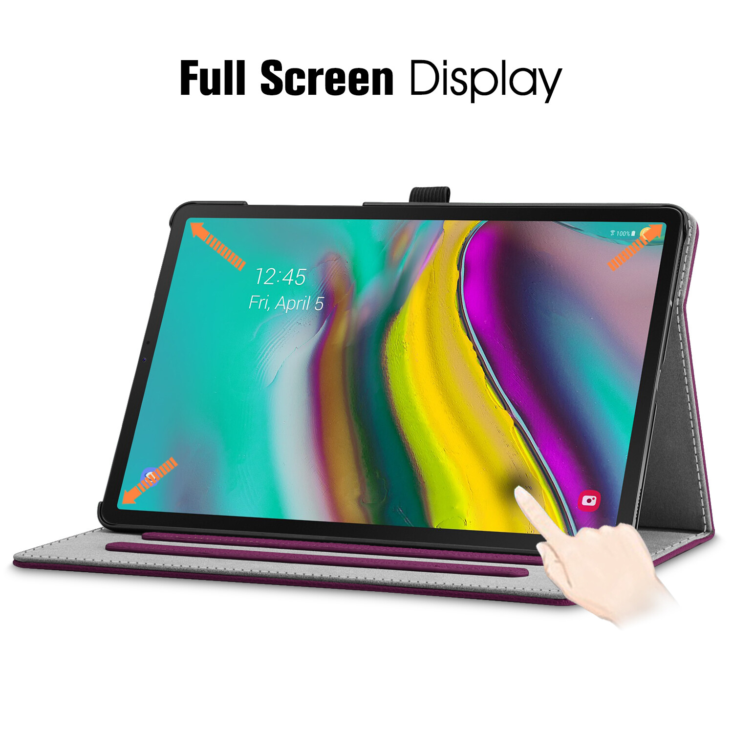 For Samsung Galaxy Tab S5e 10.5 inch 2019 Model Multi-Angle Viewing Stand Case