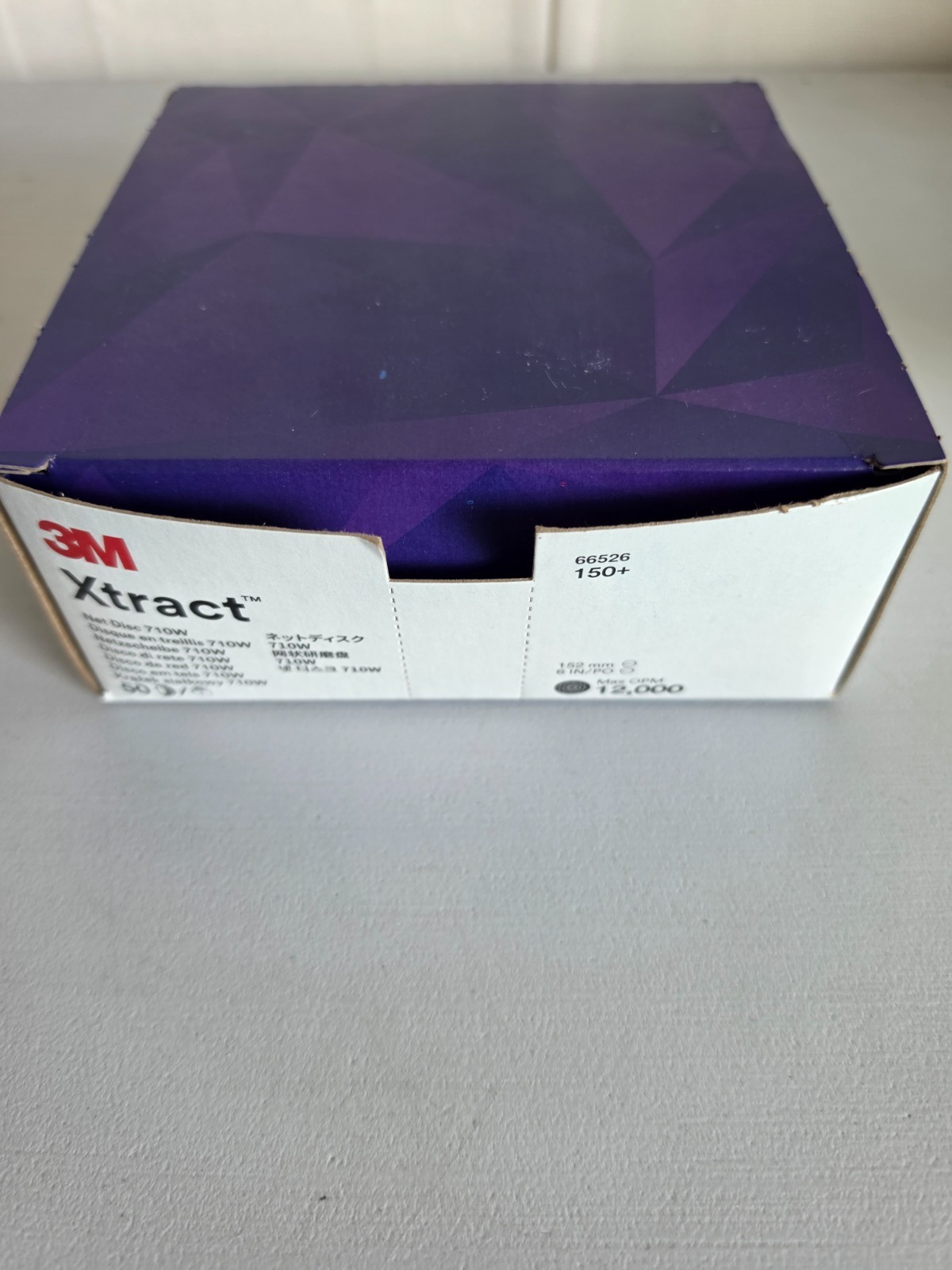 3M Xtract Net Disc 710W, 150+, 6 in, Pack of 50 Hook and Loop Sanding