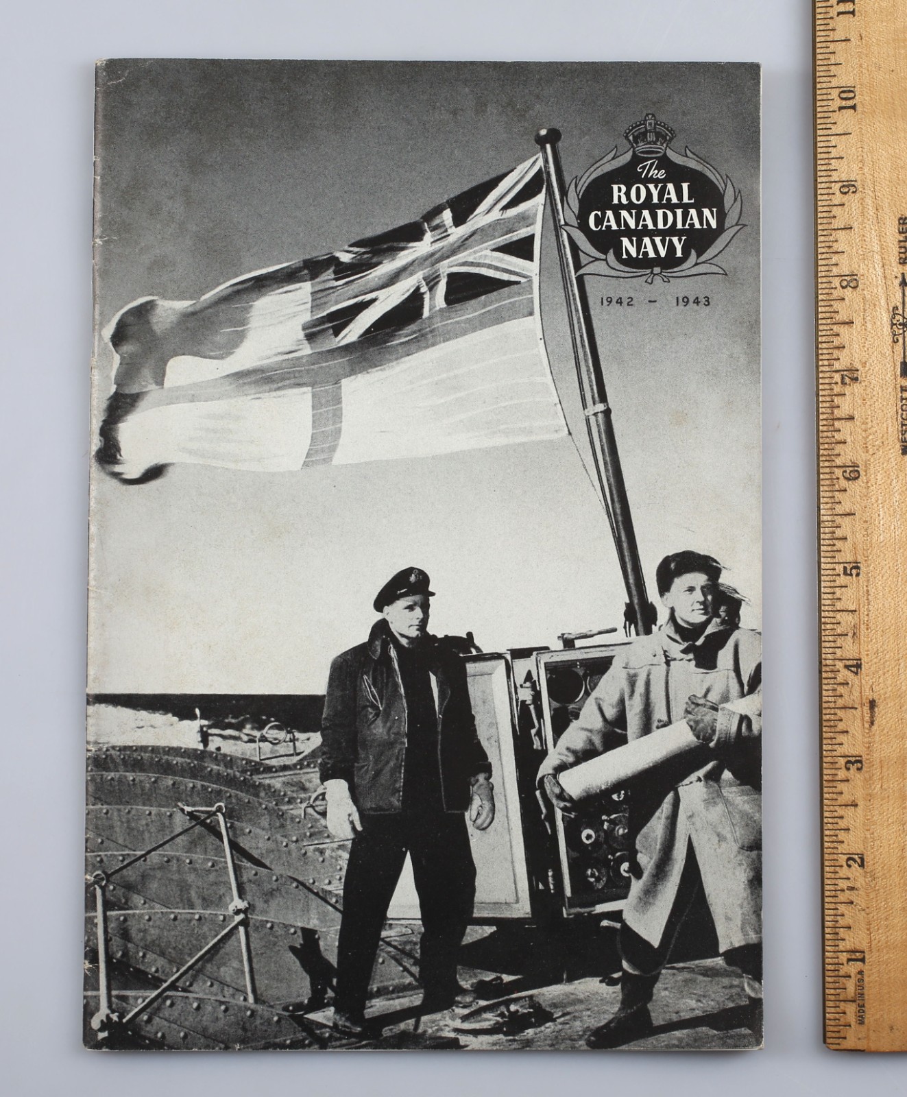 Vintage The Royal Canadian Navy Magazine Booklet 1942-1943