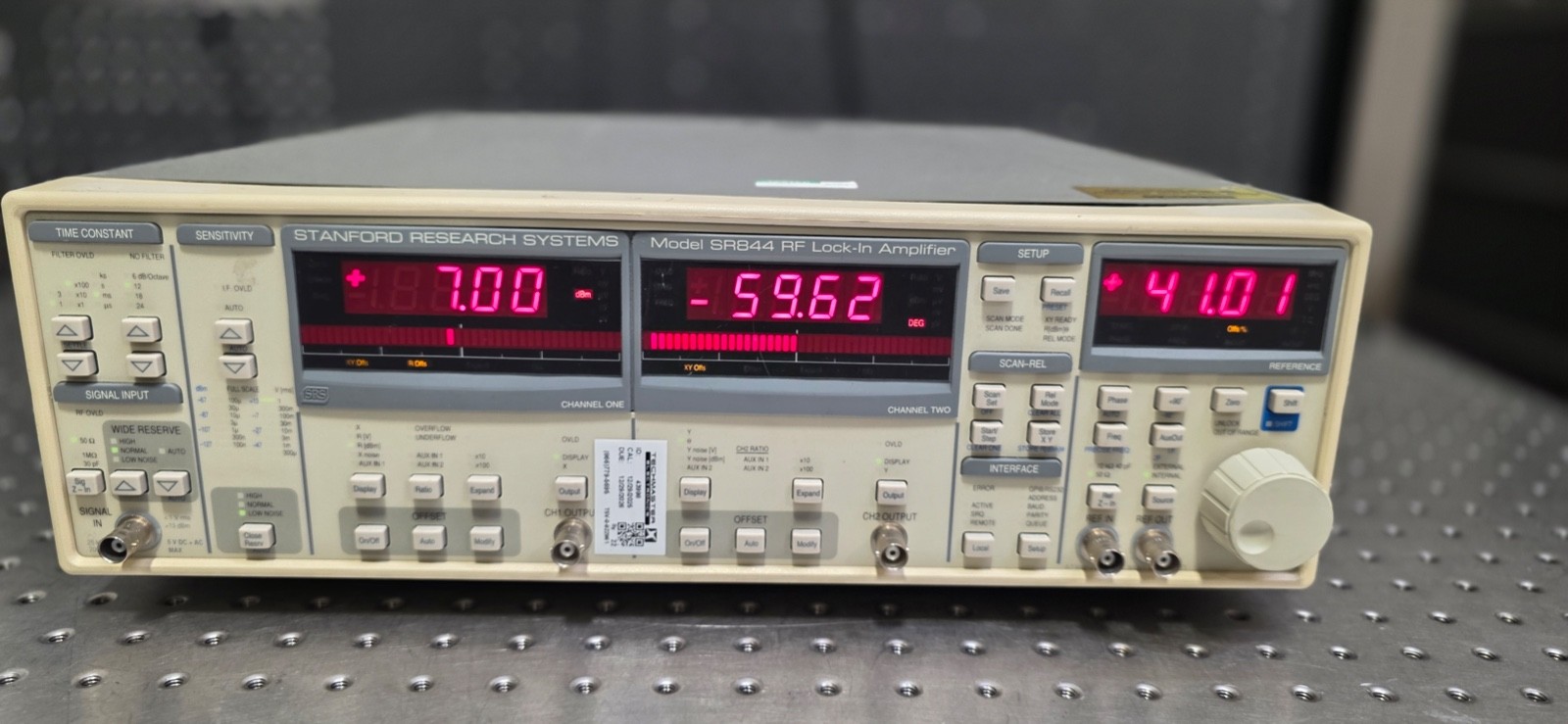 Stanford Research  SRS SR844 RF Lock-In Amplifier Calibrated 12-29-25 W/ Cert