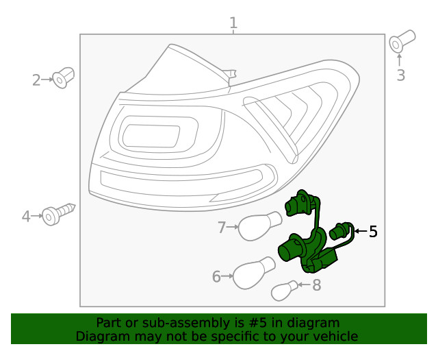 Genuine Kia Socket & Wire 92480-C6000