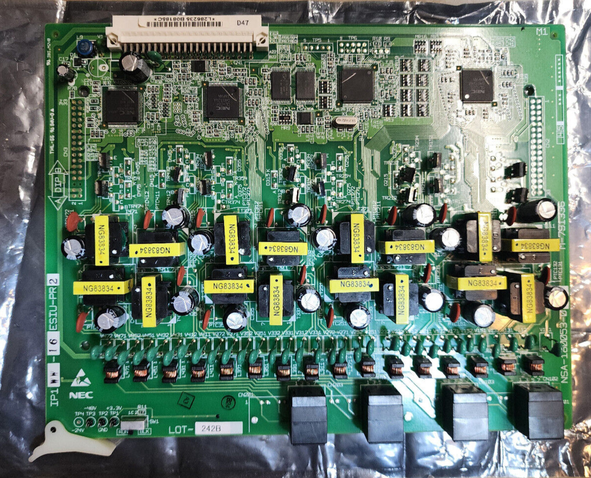 NEC Aspire IP1WW-16 ESIU-PR2 Digital Station Card IP1WW-16ESIU-PR2 NSA-180053-