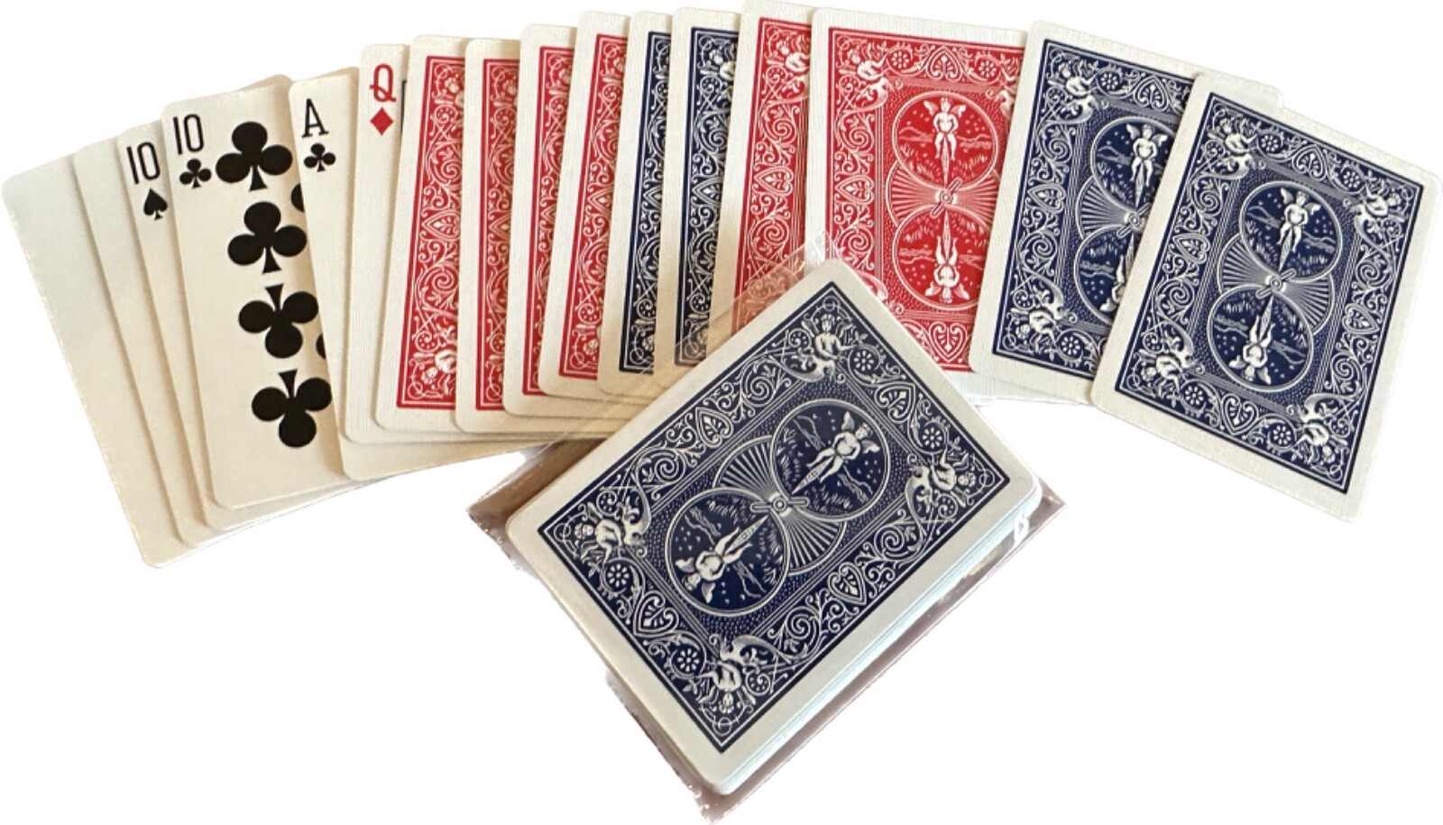 Magic Tricks Gaff Cards, Assorted IMPERCEPTIBLE Bicycle Standard Playing 16piece