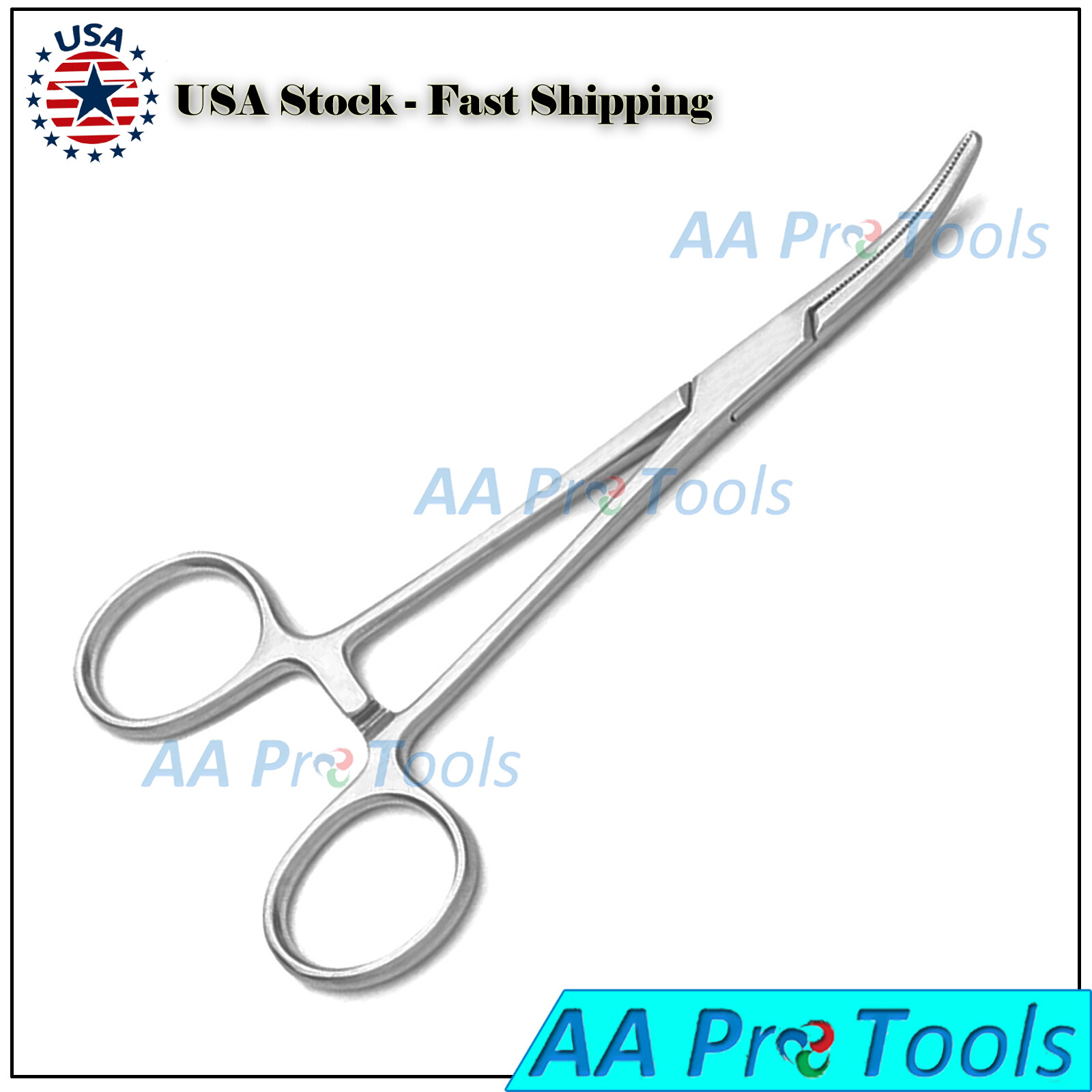 6.25 Inch Curved Hemostat Forceps Locking Pliers Craft Supplies