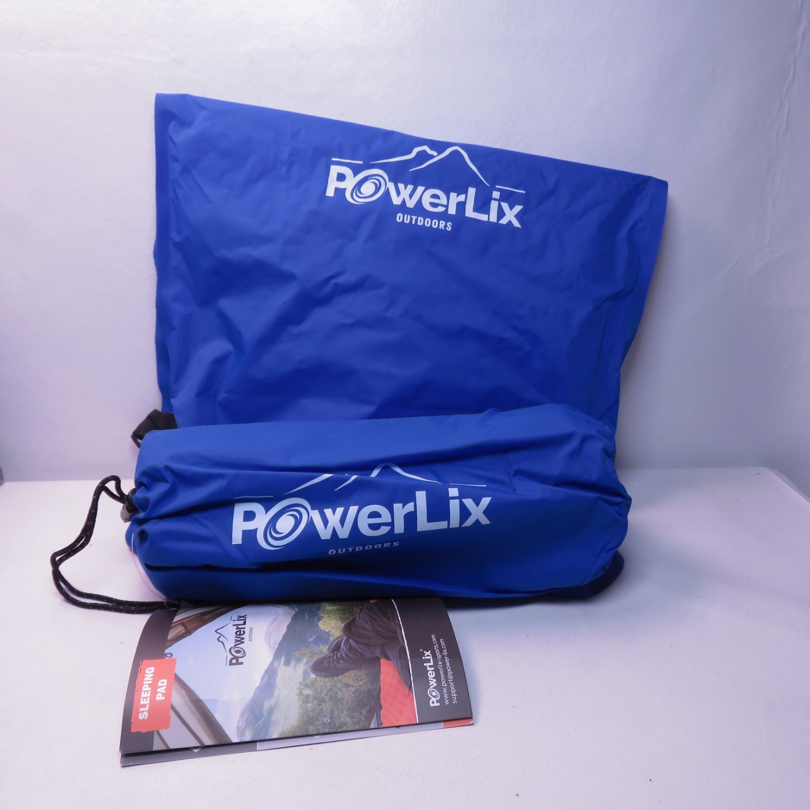 POWERLIX Ultralight Inflatable Camping Sleeping Pad - Blue