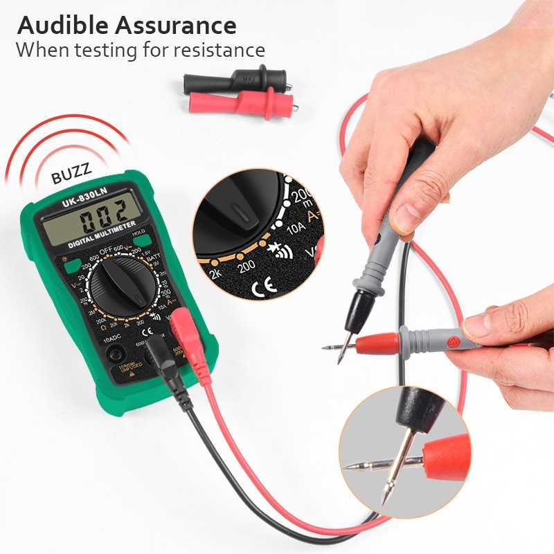 Multimeter Hard Point Test Leads Set 1000V 20A Meter Probes
