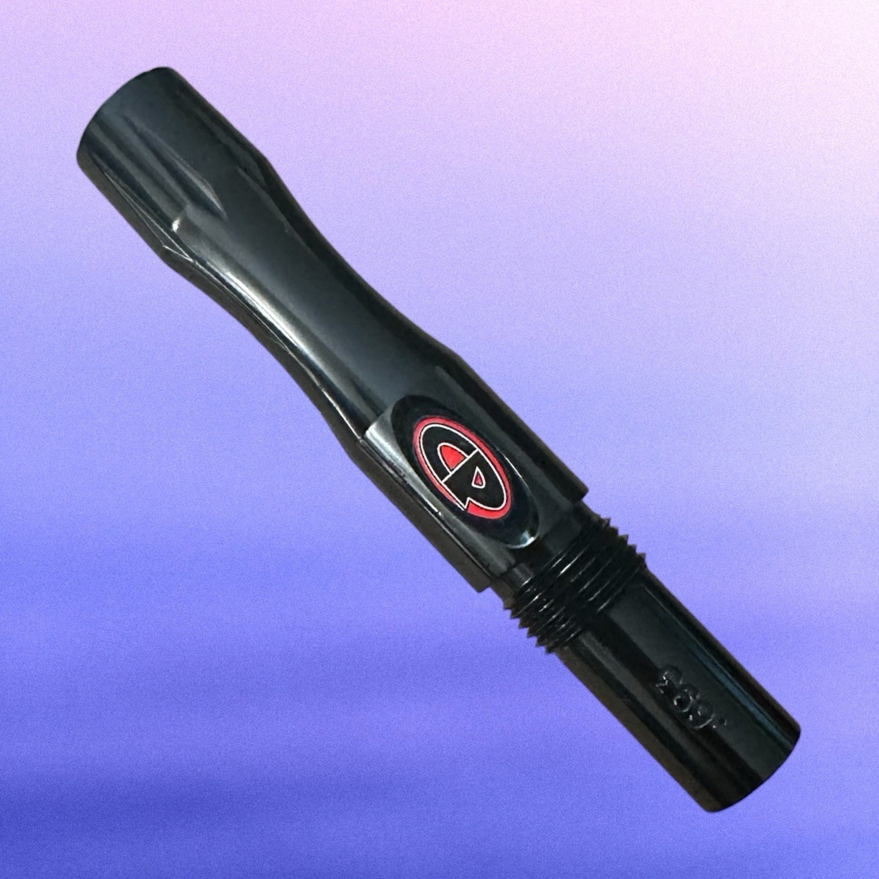 Custom Products CP Angel Old Threads Gloss Black Paintball Barrel Back .693