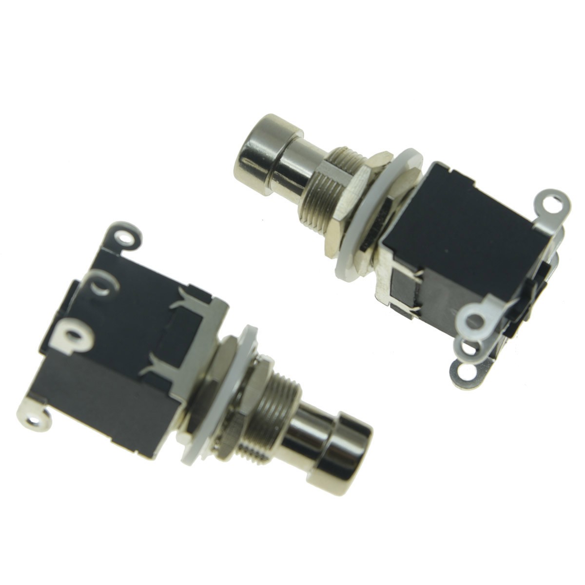 KAISH 2x 6-Pin DPDT Guitar Effects Pedal Latching Stomp Foot Switch Bypass