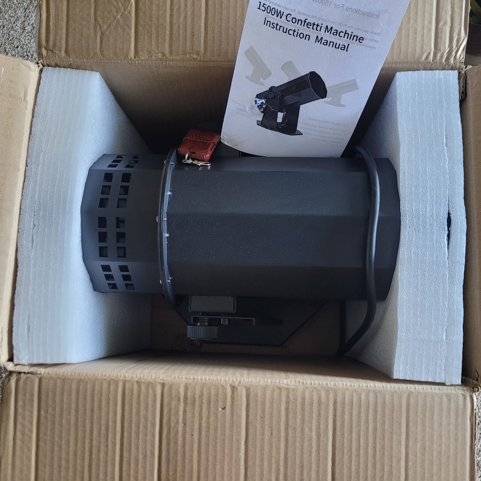 NEW Professional Electric Confetti Launcher Machine with Wireless Remote