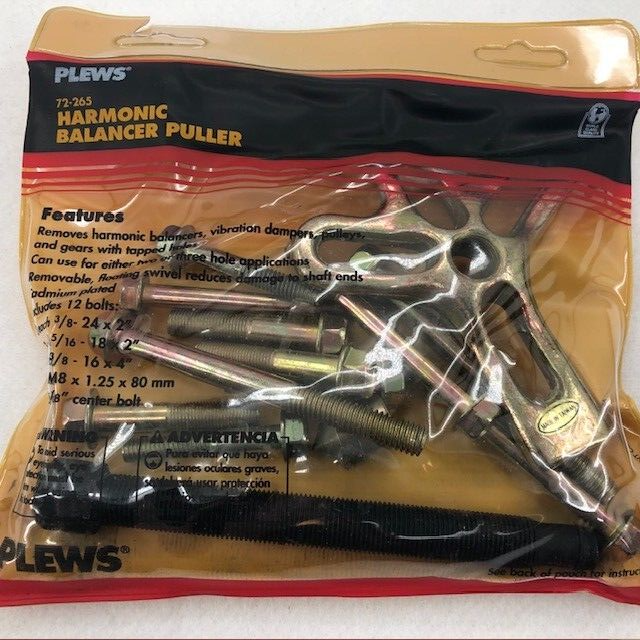 New PLEWS Harmonic Balancer Puller #72-265