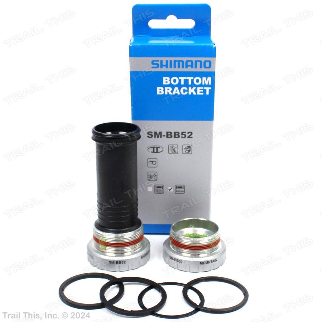 Shimano SM-BB52 MTB Bottom Bracket for Shimano Hollowtech II - 83mm Silver