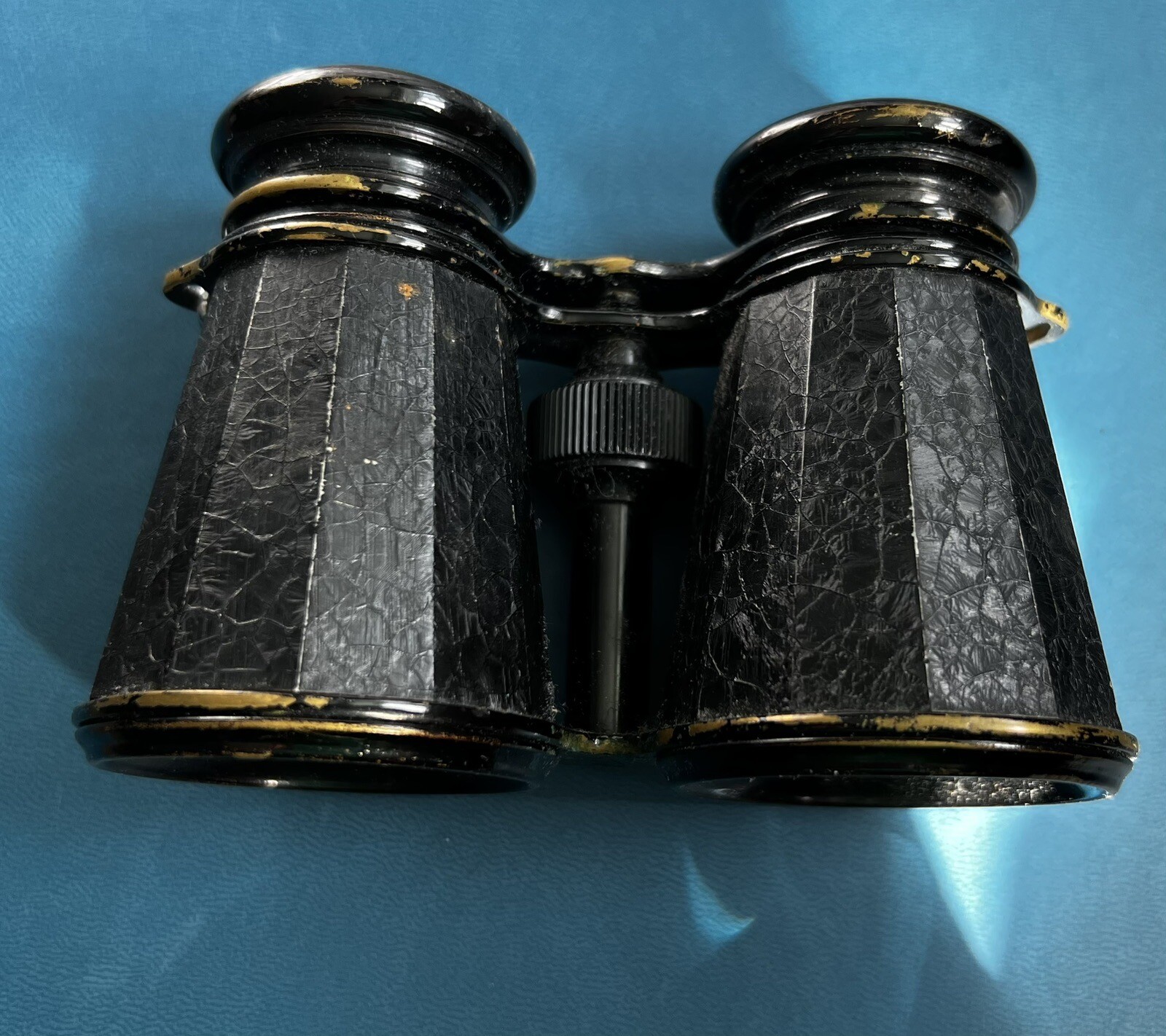 Adens Field Glass Leather Wrapped Binoculars