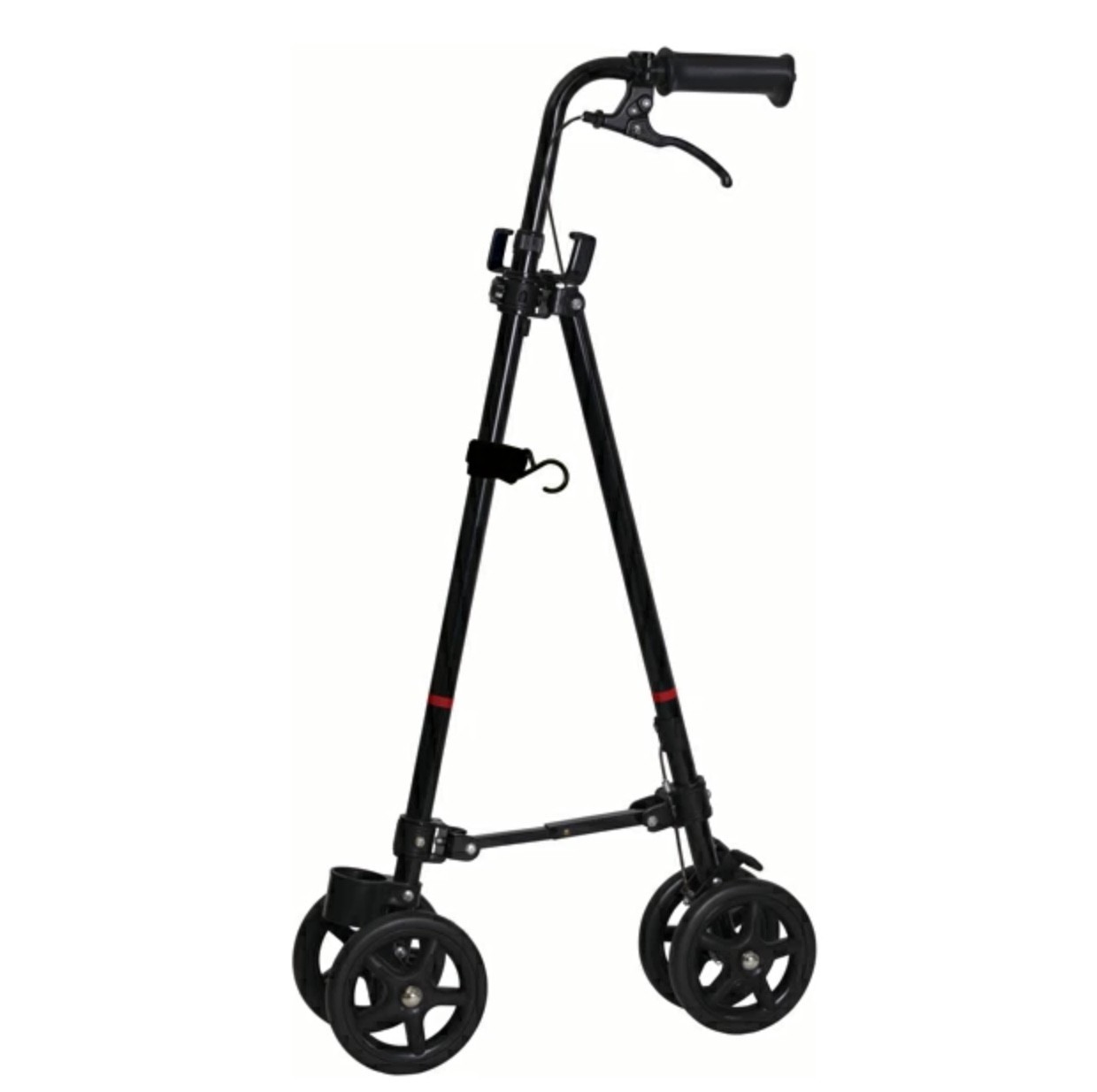 Wheel with brake Cane II WB5135 Working Cane Stick For Seniors & Adults New