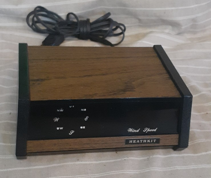 Vintage HeathKit ID-1590 Digital Wind Speed & Direction Indicator, Console Only