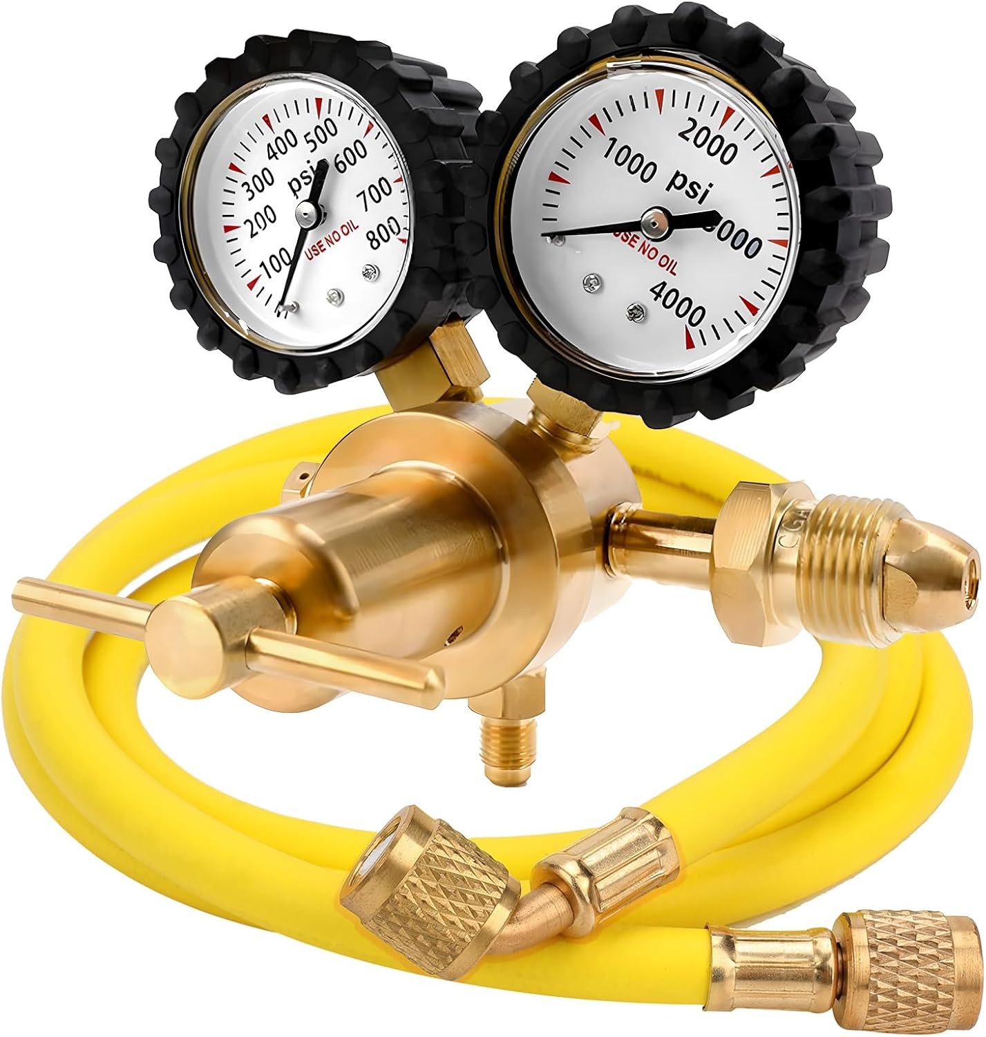 Nitrogen Regulator with 0-800 PSI Delivery Pressure 60" Hose CGA580 Inlet