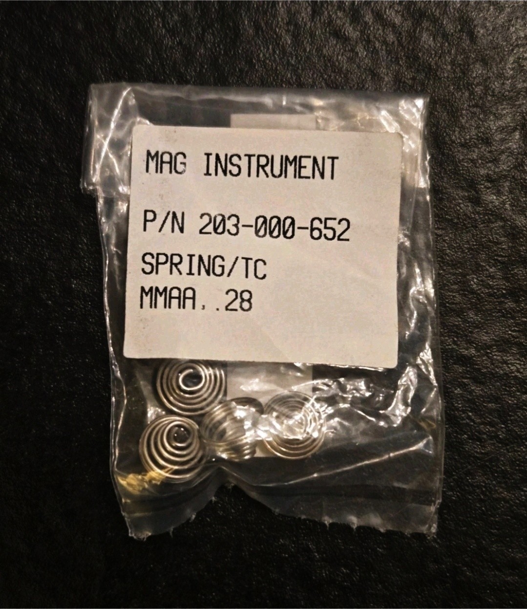 Maglite AA Mini Mag Tailcap Spring (4-Pack) – OEM – 108-000-044 / 203-000-652