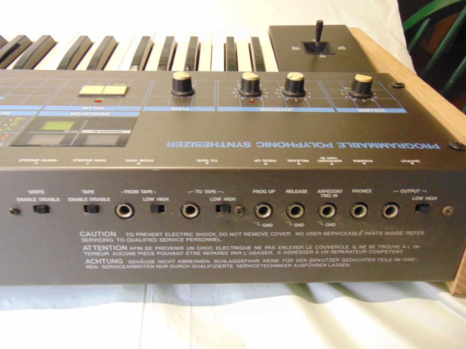 Working KORG POLY-61 Vintage 1980's Synthesizer Keyboard