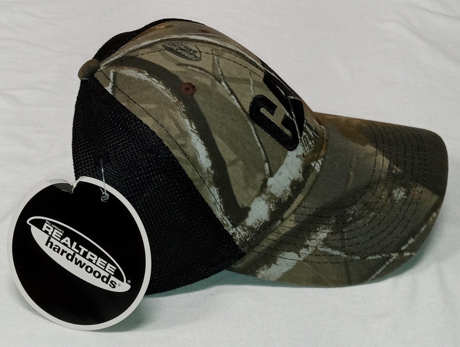 Caterpillar Embroidered Camouflage Unisex Trucker Style Adjustable Hat