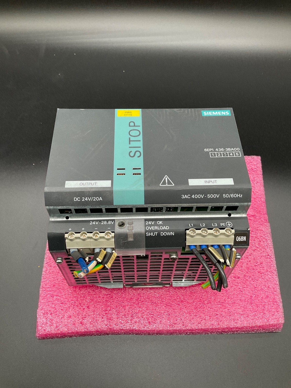 SIEMENS 6EP1436‑3BA00 SITOP Modular Power Supply USED