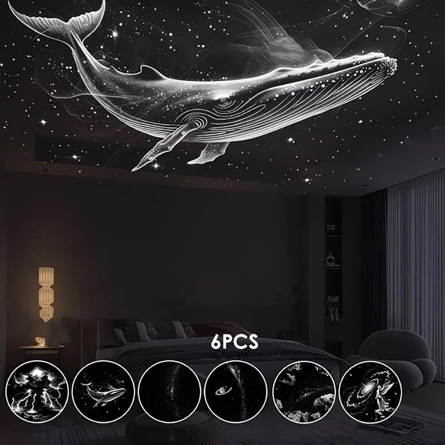LED Galaxy Starry Night Light Projector 3D Ocean Star Sky Party Lamp Kids Gift
