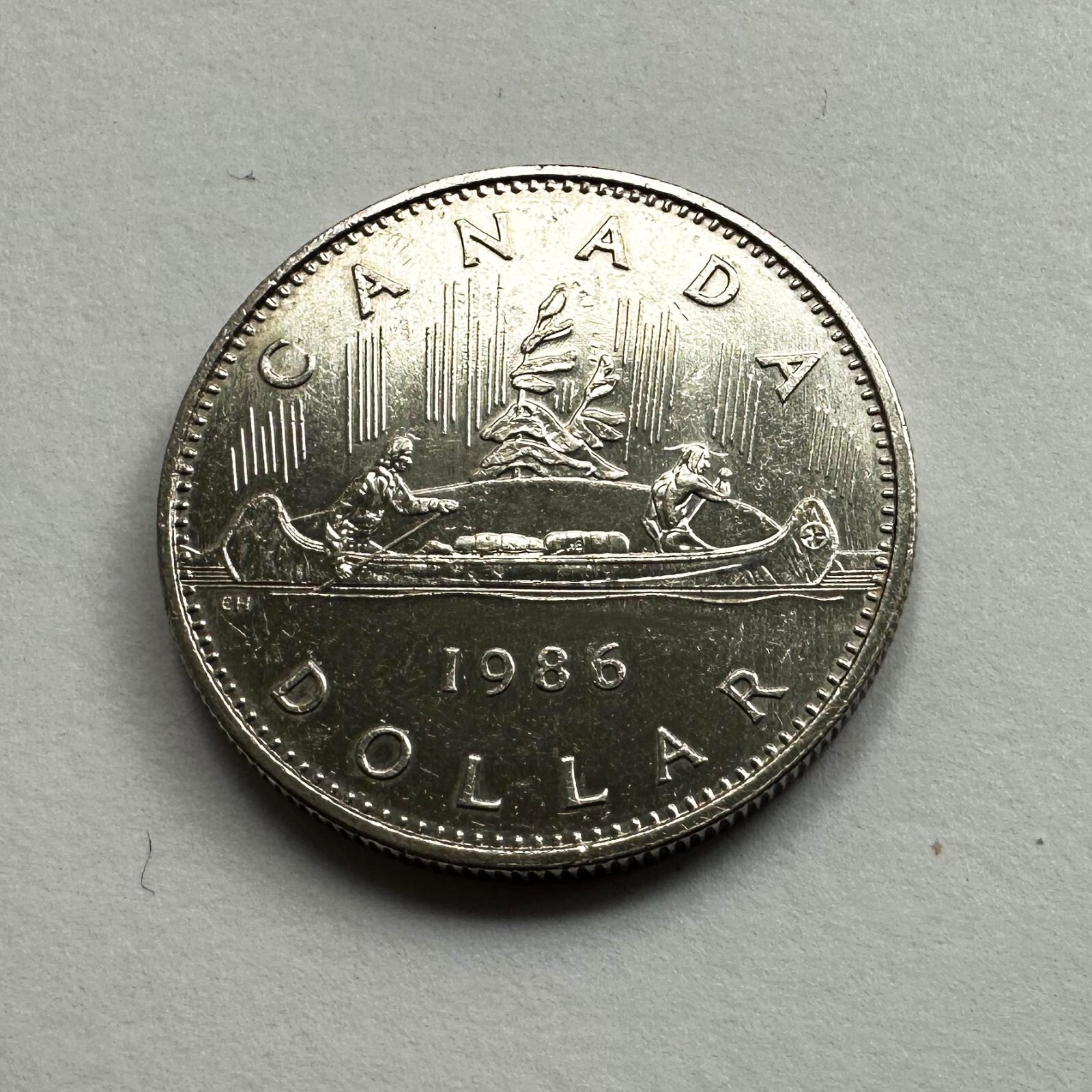 Canada 1986 $1 Voyageur Dollar Coin