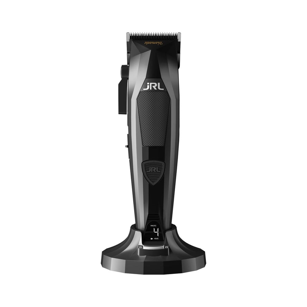 JRL Diamante Professional Hair Clipper Black 8200 RPM 4 Hour Runtime (2025CB-C)