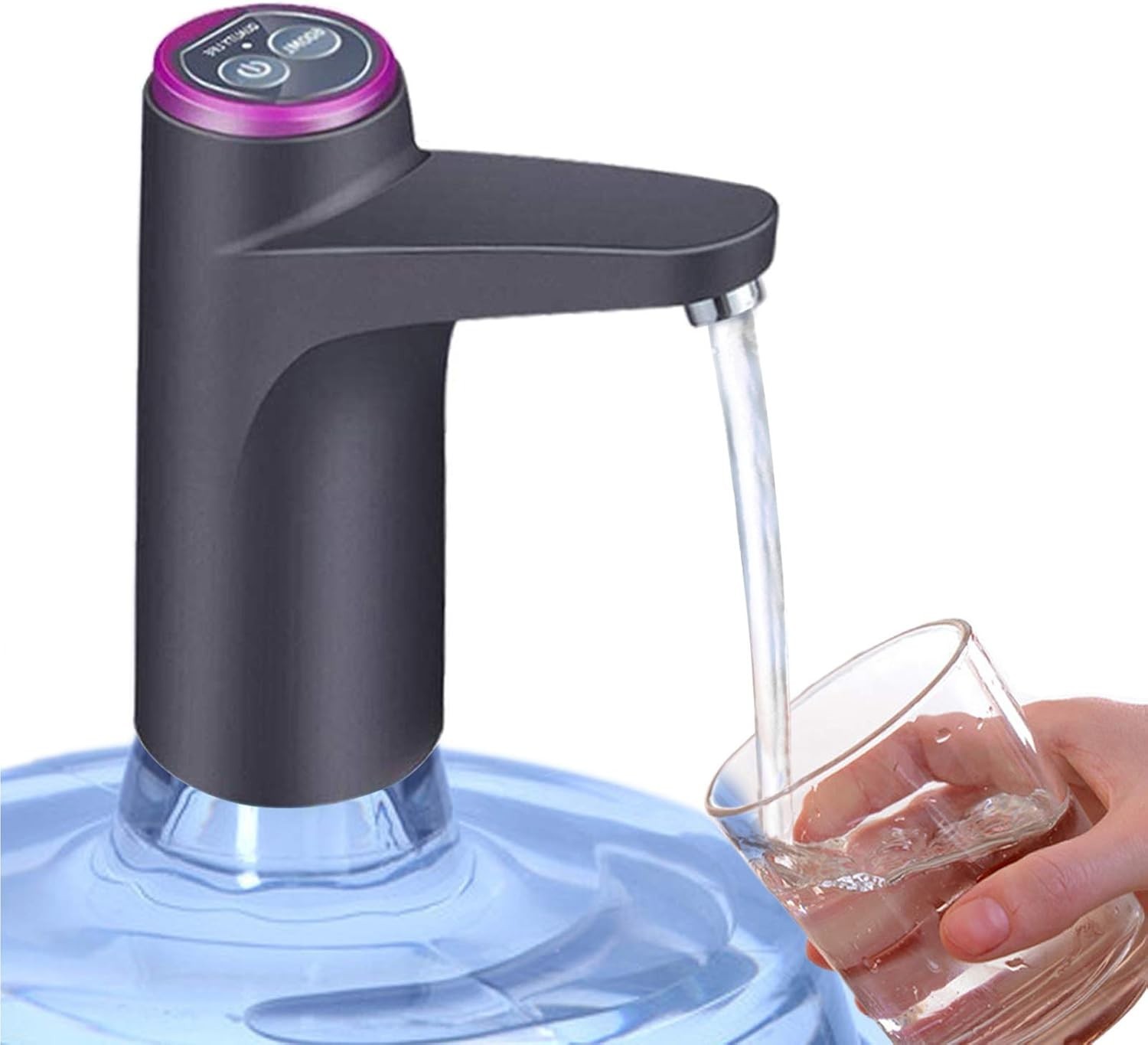 Dispensador de Agua, Bomba Portátil para Botellas Universales de 3, 4 y 5 Galone