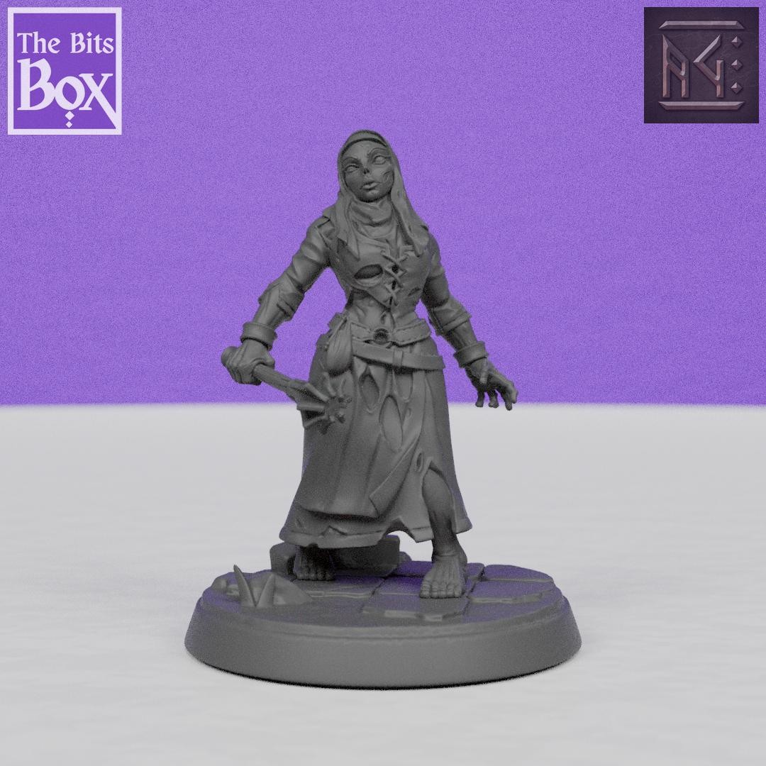 Zombie Walker Roaming Nun | Artisan Guild Miniatures