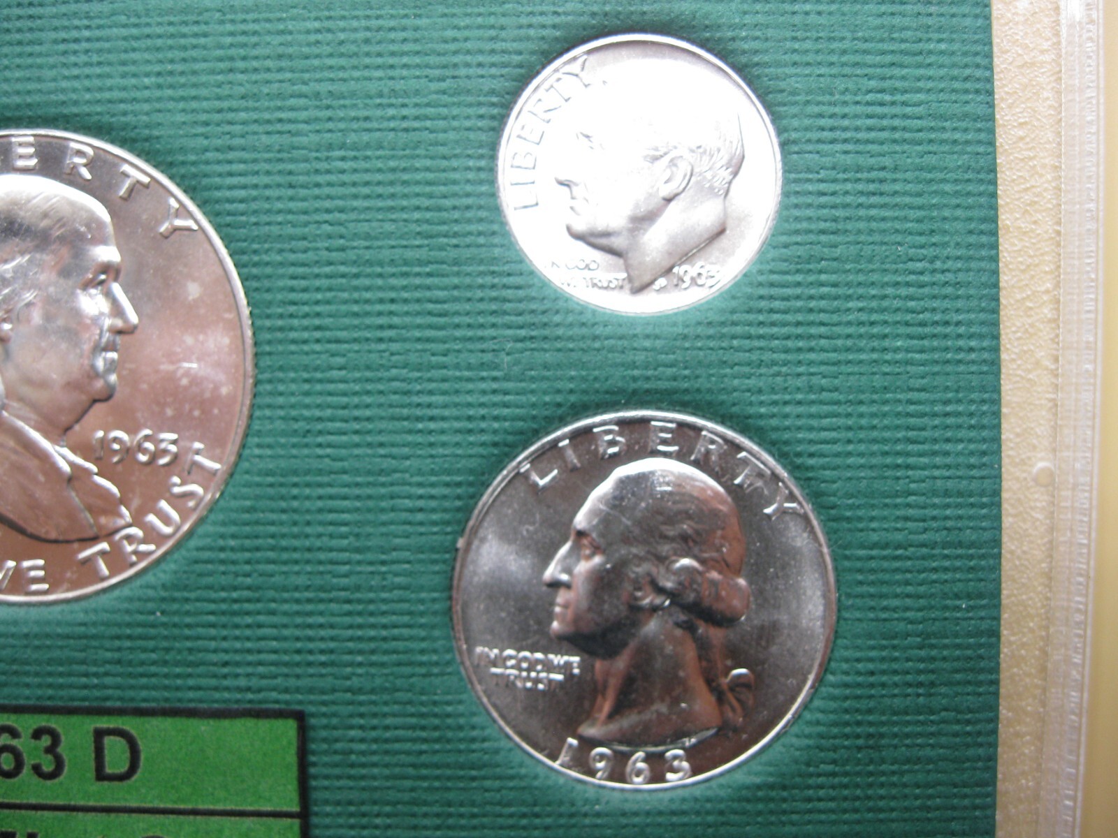 1963 D US Silver Mint Set Brilliant Uncirculated!