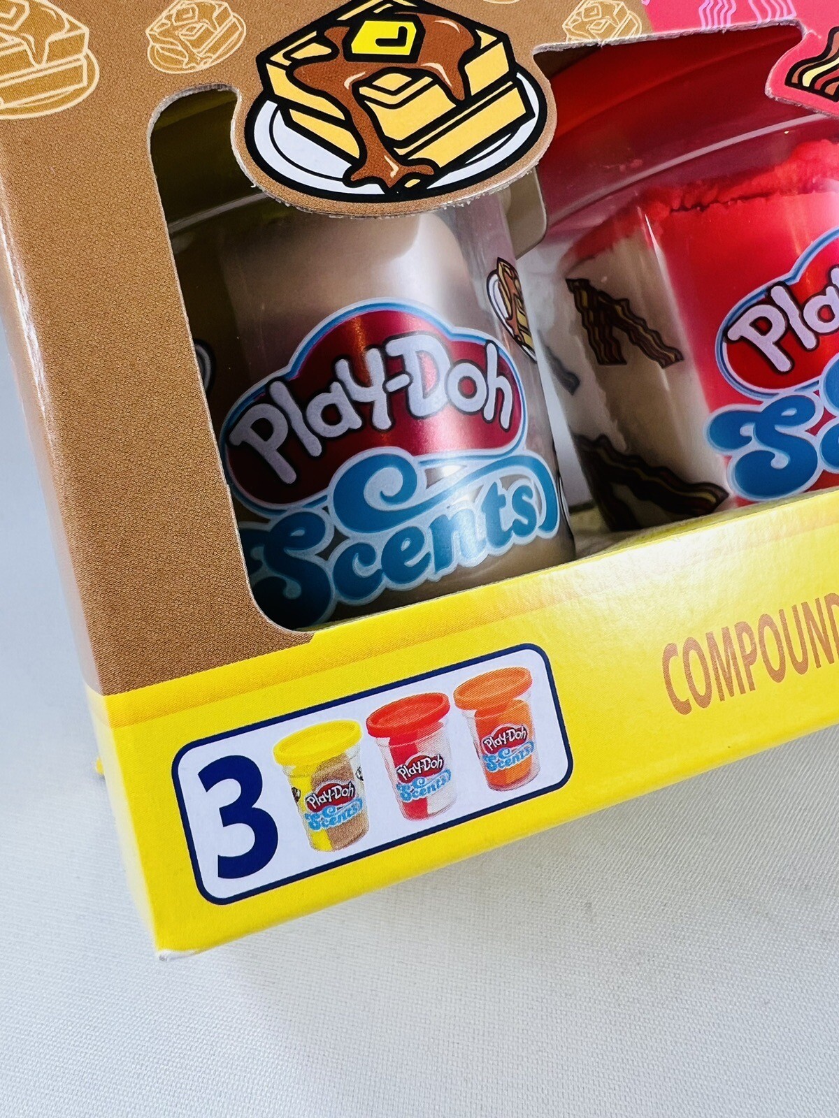 Play-Doh Scents Molding Compound BREAKFAST 3/pkg