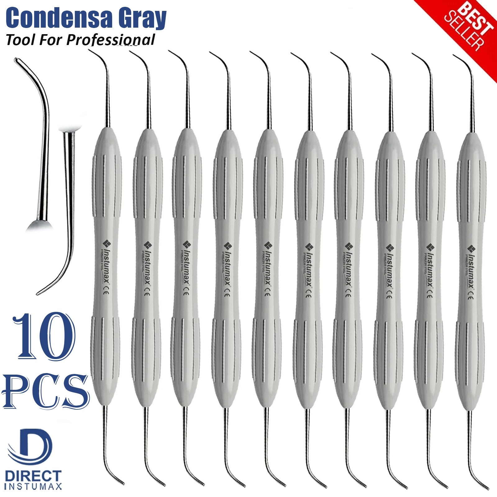 Dental Composite Condenser Instrument – Restoration & Filling Tool by INSTUMAX