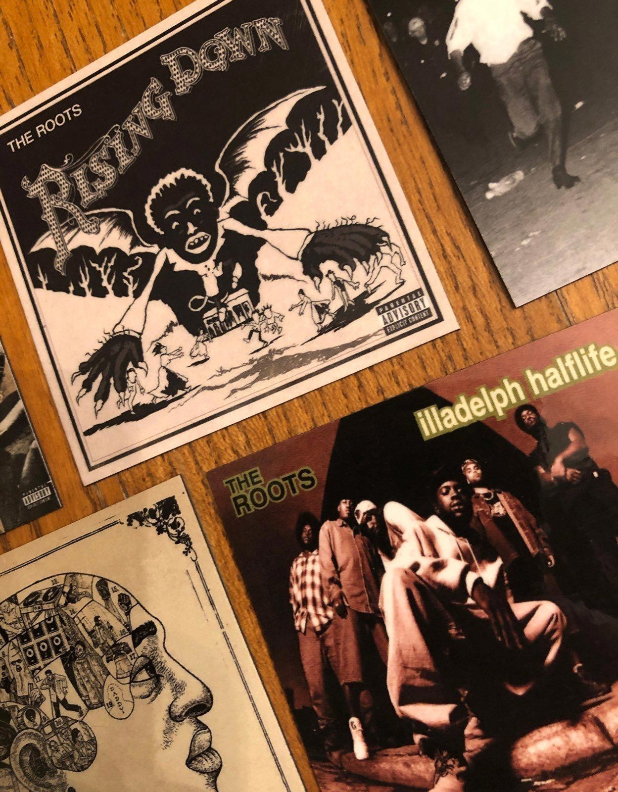 The Roots fridge magnets
